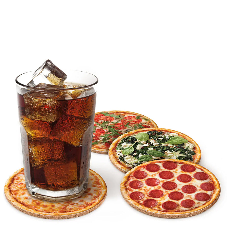 Hot & Fresh Pizza Coasters