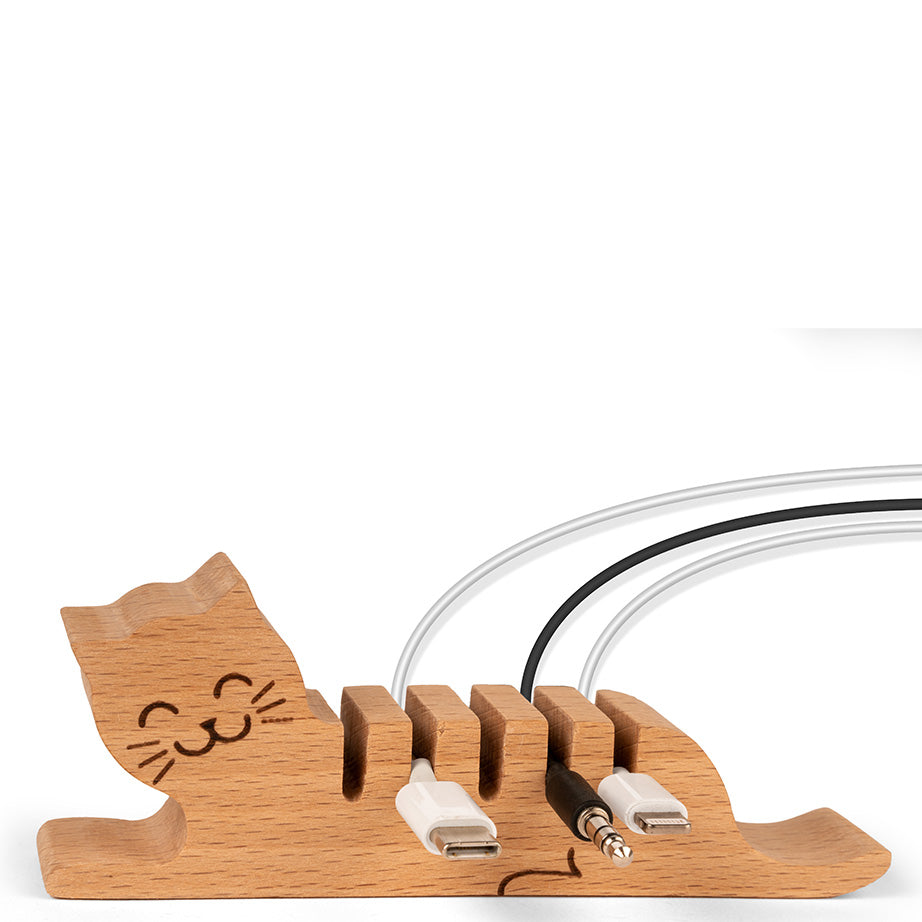 Wood Cable Organizer