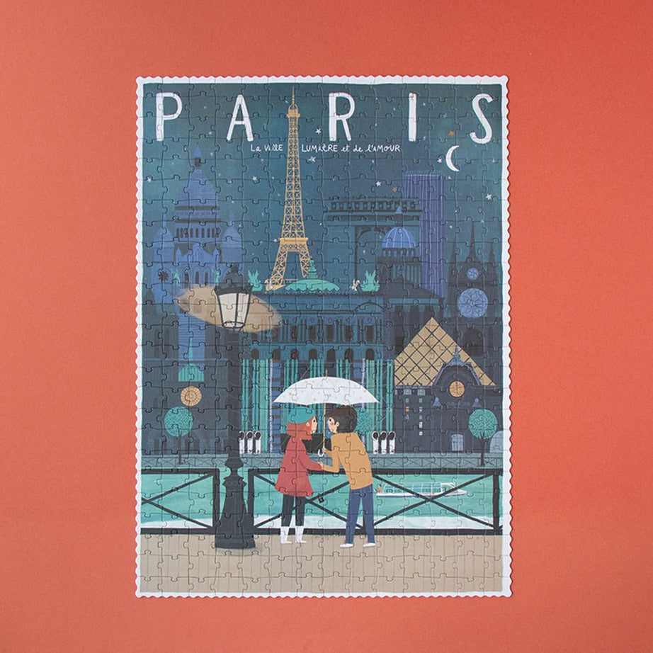 Paris Ville Lumiere Reversible Puzzle