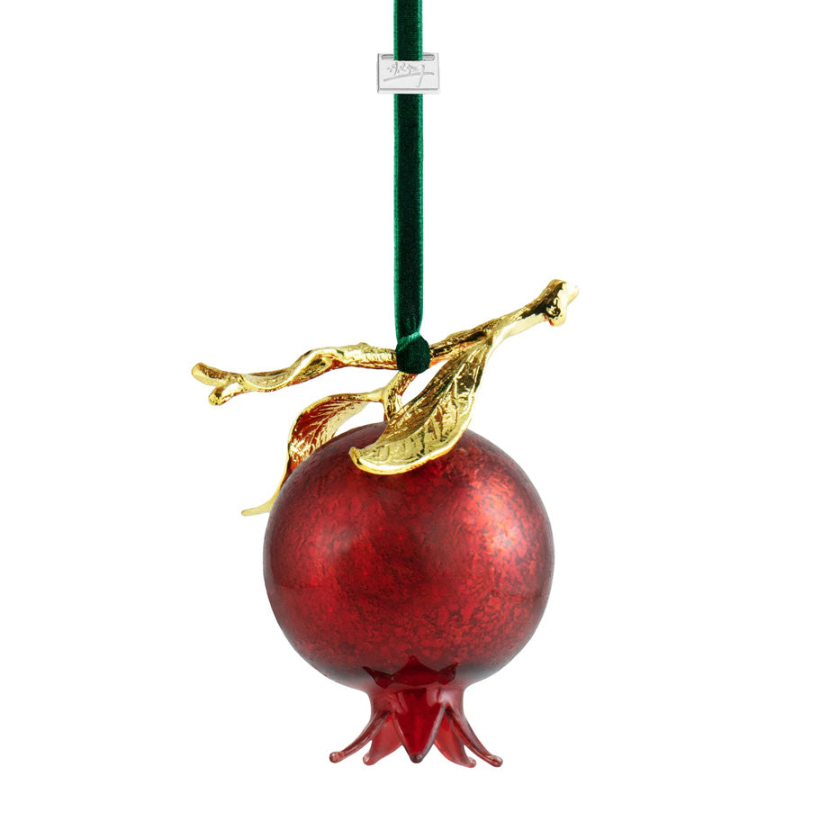 Pomegranate Glass Ornament