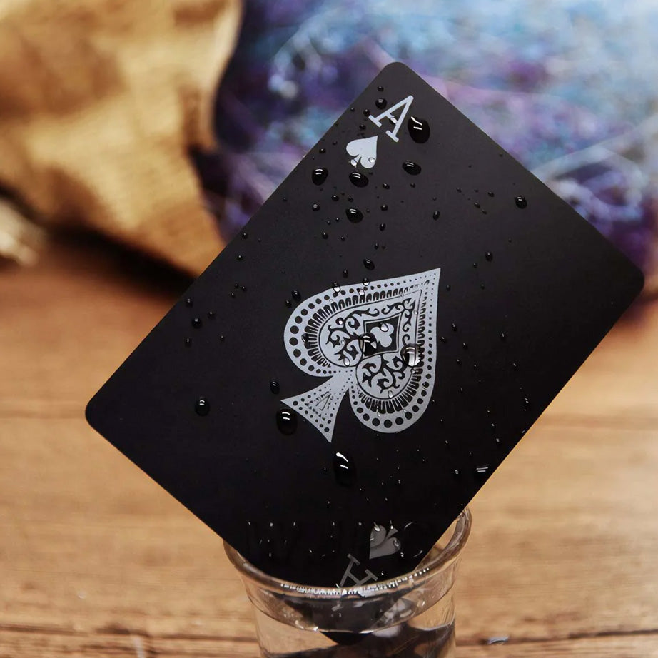 Black Edition Waterproof Playing Cards