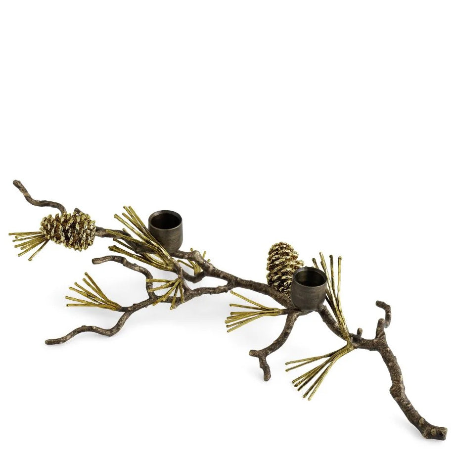 Pine Cone Candelabra