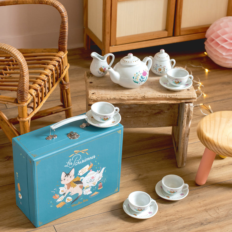 Moulin Roty Les Parisiennes Ceramic Tea Set