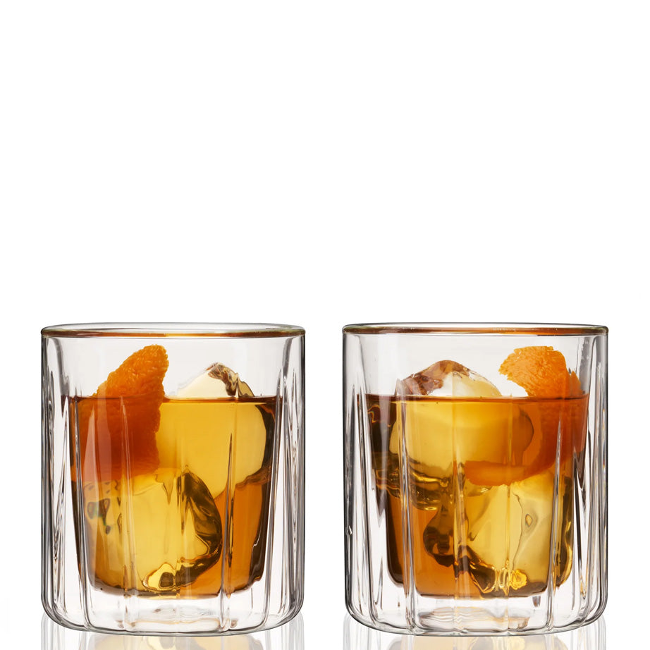 Double Walled Rocks Glasses