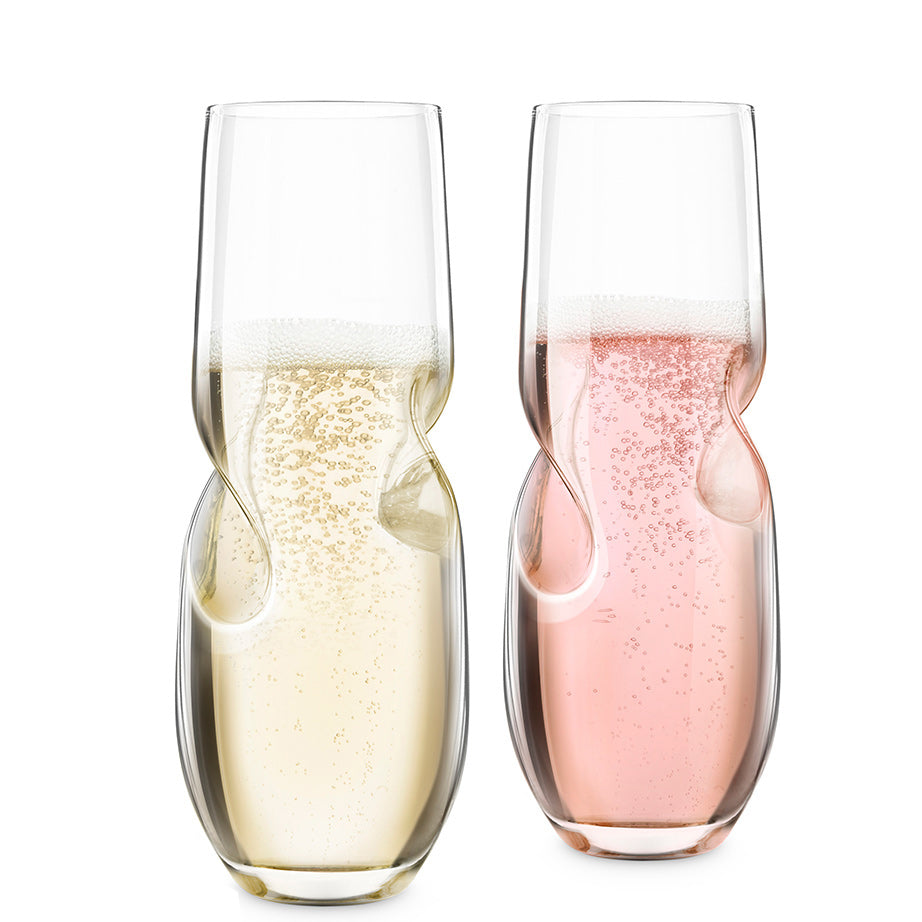 Bubbles Stemless Glass Sets